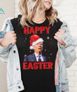 Happy Easter Xmas Merry Chrismas Anti Joe Biden Funny Shirt