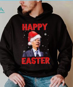 Happy Easter Xmas Merry Chrismas Anti Joe Biden Funny Shirt