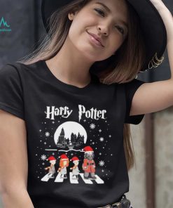 Harry Potter Chibi Abbey Road Christmas Shirt