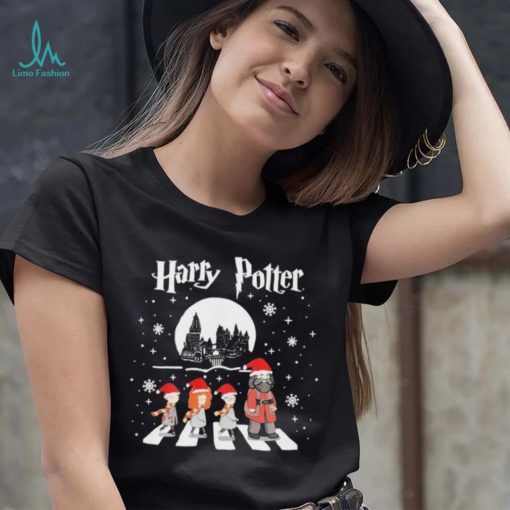 Harry Potter Chibi Abbey Road Christmas Shirt