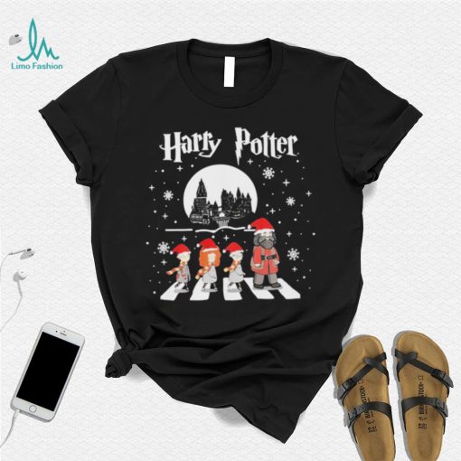 Harry Potter Chibi Abbey Road Christmas Shirt