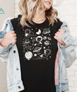 Helloapparel Space cat art shirt