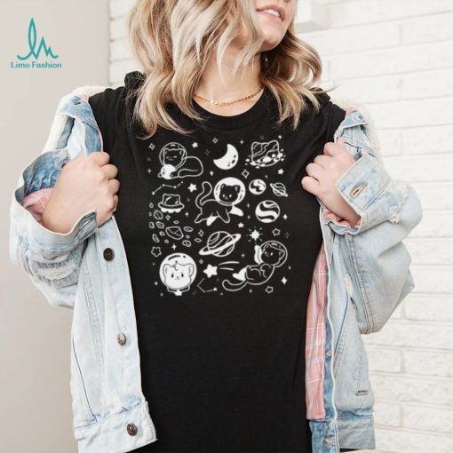 Helloapparel Space cat art shirt