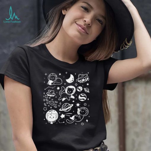 Helloapparel Space cat art shirt