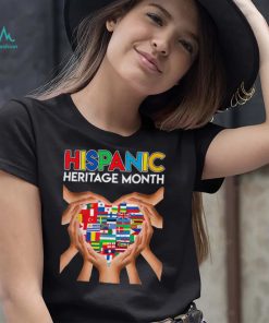 Hispanic Heritage Month Shirt Join Hands All Countries Heart Hands1