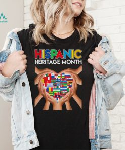 Hispanic Heritage Month Shirt Join Hands All Countries Heart Hands2