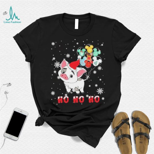 Ho Ho Ho Pua Moana Shirt, Matching Family Christmas Shirt