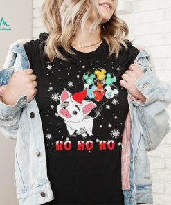 Ho Ho Ho Pua Moana Shirt, Matching Family Christmas Shirt