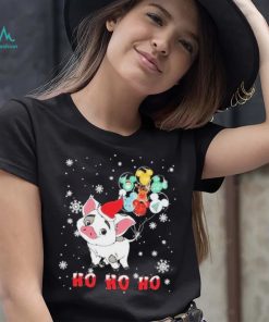 Ho Ho Ho Pua Moana Shirt, Matching Family Christmas Shirt