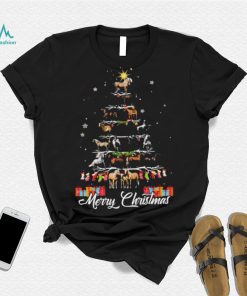 Horses Xmas Tree Merry Christmas Shirt