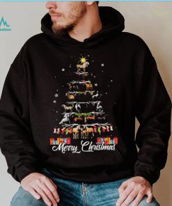 Horses Xmas Tree Merry Christmas Shirt