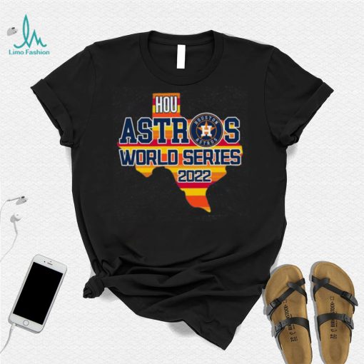 Hou Astros World Series 2022 Champion with Texas Map T Shirt