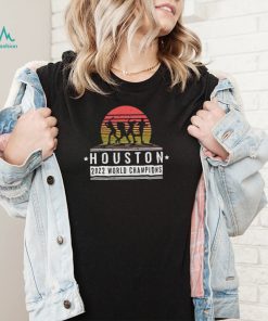 Houston 2022 World Champions Vintage Retro Shirt