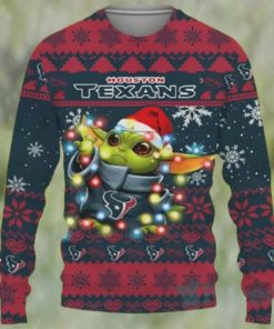 Houston Texans Baby Yoda Star Wars Sports Football American Ugly Christmas Sweater