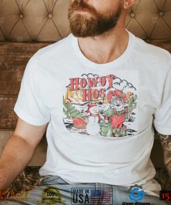Howdy Hos Christmas Santa Cowboy T Shirt3