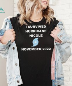 I Survived Hurricane Nicole November 2022 Shirt