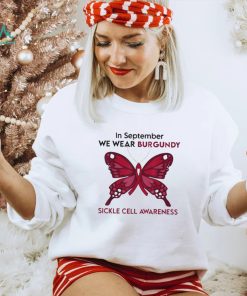 In September We Wear Burgundy Suckle Cell Awareness T Shirt1