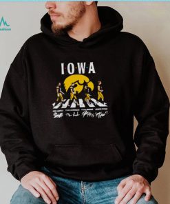 Iowa Hawkeyes Jack Campbell Tyler Linderbaum Abbey Road signatures 2022 shirt