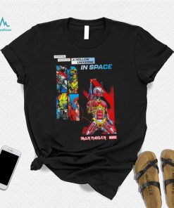 Iron Maiden X Marvel somewhere in time Guardians of the Galaxy a hollow Universe in Space shirt