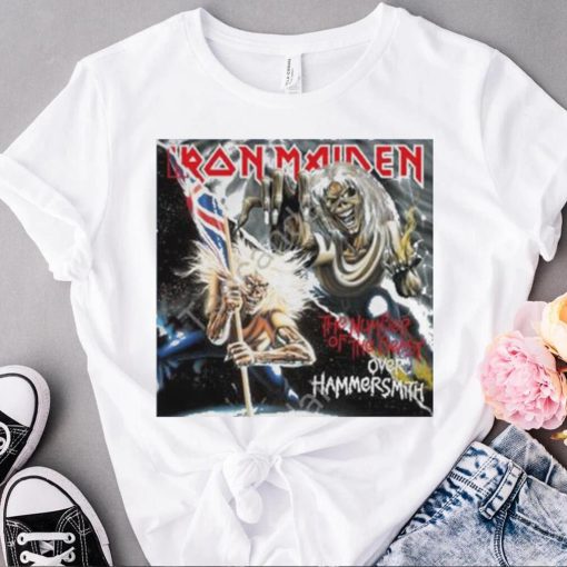 Iron Maiden the number of the beast over hammersmith t shirt