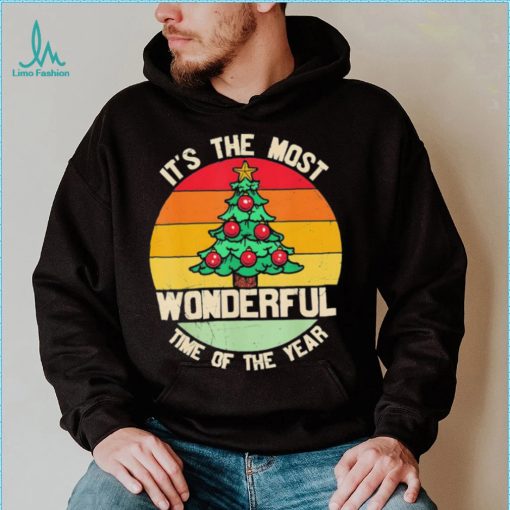 It’s The Most Wonderful Time Of The Year Christmas Tree Xmas Vintage Shirt