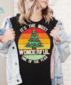 It’s The Most Wonderful Time Of The Year Christmas Tree Xmas Vintage Shirt