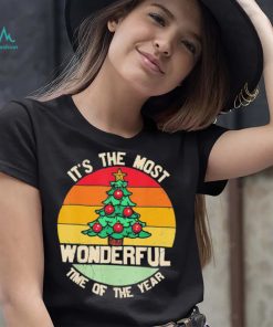 It’s The Most Wonderful Time Of The Year Christmas Tree Xmas Vintage Shirt