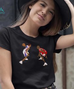 Iverson crosses over Jordan NBA shirt