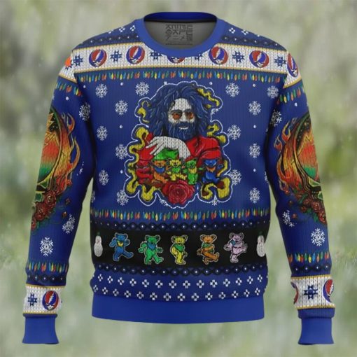 Jerry Garcia Grateful Dead Ugly Christmas Sweater