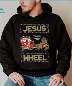 Jesus Take The Wheel Tacky Christmas Ugly Shirt