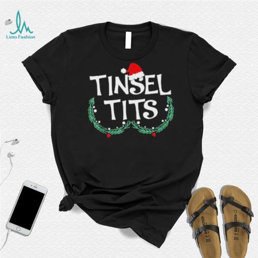 Jingle Balls Tinsel Tits Couples Christmas Matching Couple Shirt