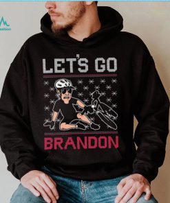 Joe Biden Falls Off Bike Let’s Go Brandon Christmas Ugly Shirt