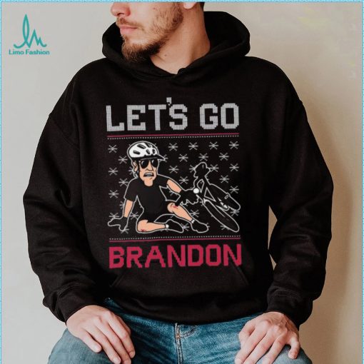 Joe Biden Falls Off Bike Let’s Go Brandon Christmas Ugly Shirt
