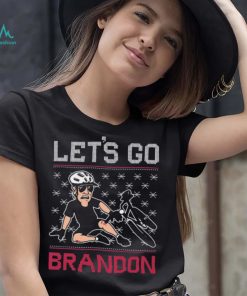 Joe Biden Falls Off Bike Let’s Go Brandon Christmas Ugly Shirt