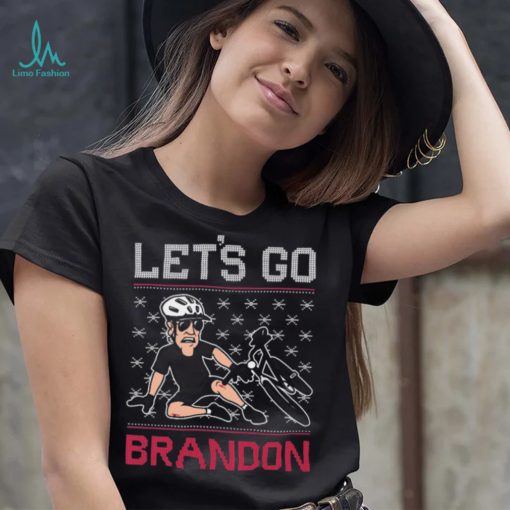 Joe Biden Falls Off Bike Let’s Go Brandon Christmas Ugly Shirt