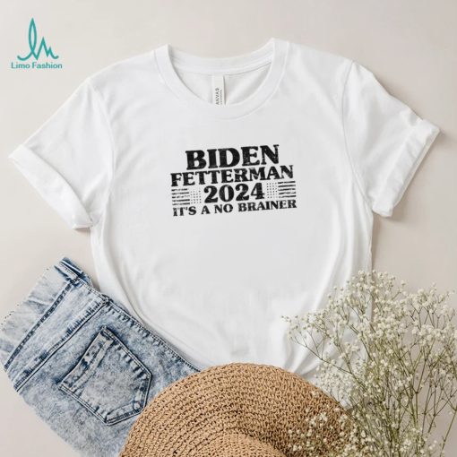 Joe Biden Fetterman 2024 It’s a No Brainer Vintage T Shirt