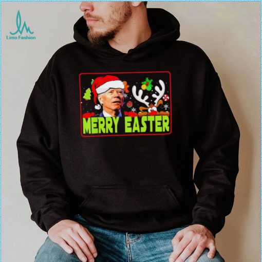 Joe Biden Merry Easter Santa Claus Reindeer Xmas 2022 shirt