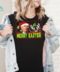 Joe Biden Merry Easter Santa Claus Reindeer Xmas 2022 shirt