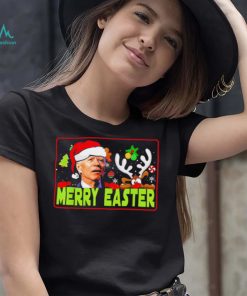 Joe Biden Merry Easter Santa Claus Reindeer Xmas 2022 shirt