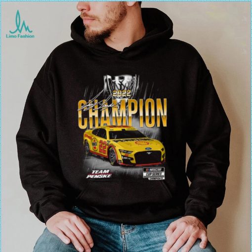 Joey Logano Team Penske 2022 NASCAR Cup Series Champion T Shirt
