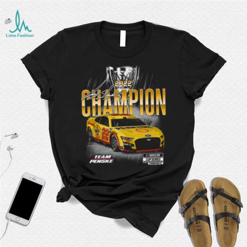 Joey Logano Team Penske 2022 NASCAR Cup Series Champion T Shirt