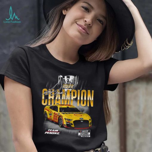 Joey Logano Team Penske 2022 NASCAR Cup Series Champion T Shirt