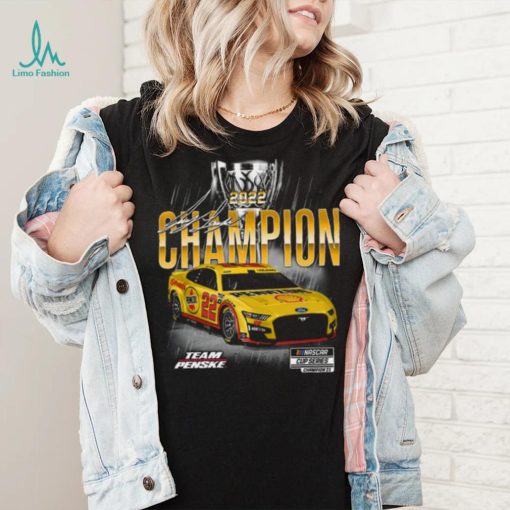 Joey Logano Team Penske 2022 NASCAR Cup Series Champion T Shirt