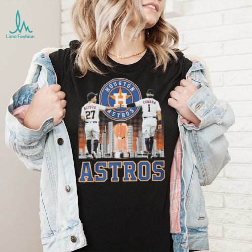 Jose Altuve And Carlos Correa Houston Astros Signatures Shirt