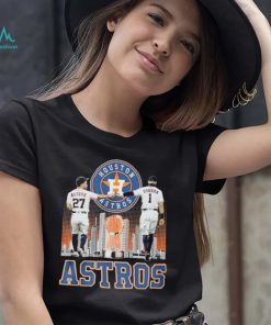 Jose Altuve And Carlos Correa Houston Astros Signatures Shirt