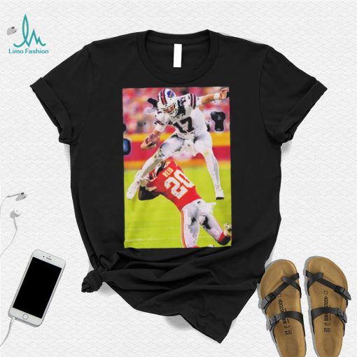 Josh Allen Buffalo Bills Jumping Over Kansas City Chiefs Shirt