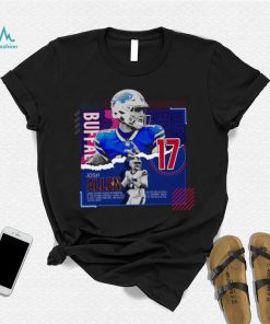 Josh Allen Football Paper Poster Bills T Shirt