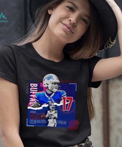 Josh Allen Football Paper Poster Bills T Shirt