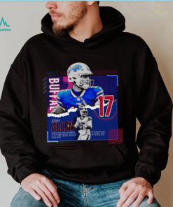 Josh Allen Football Paper Poster Bills T Shirt