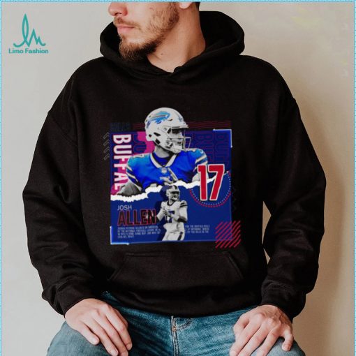 Josh Allen Football Paper Poster Bills T Shirt